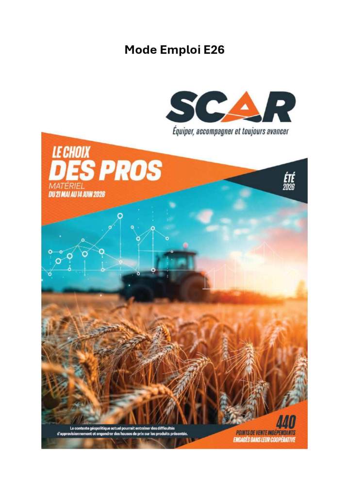 Promotions SCAR Ancenis